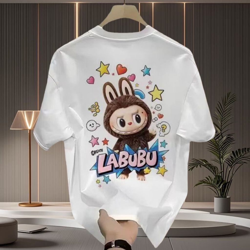 双面印花的短袖T-shirt
