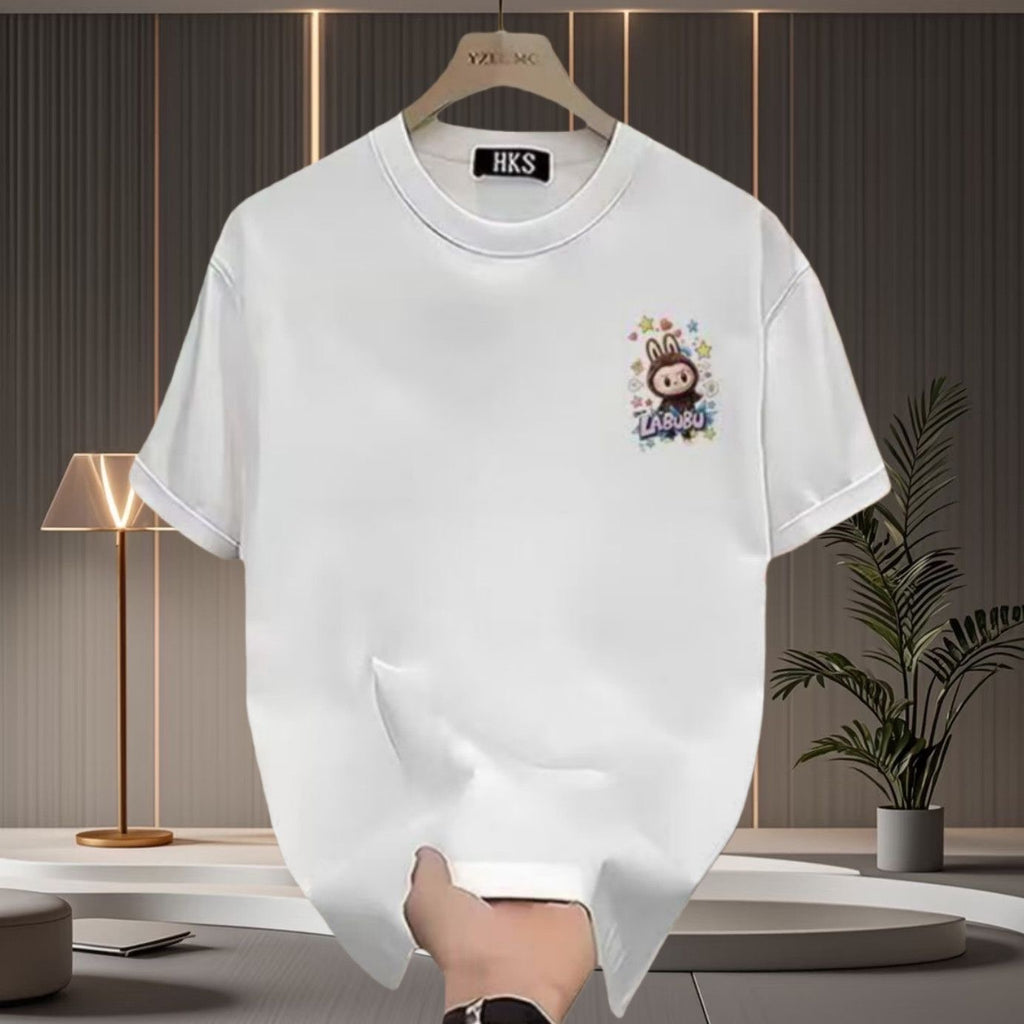双面印花的短袖T-shirt